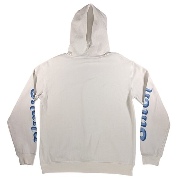 Disney Lilo & Stitch Hoodie Ohana Beige Pullover Sweatshirt Women’s Size L - Picture 2 of 7